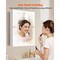 Clear LED Lighted Mirror Cabinet with Anti-Fog, Dimmable and Adjustable Shelves